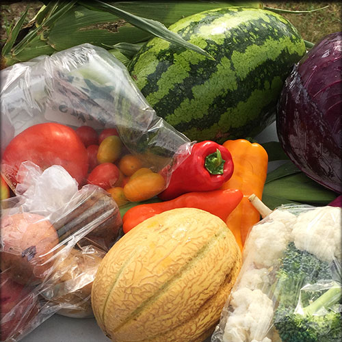 Locally grown vegetables, from asparagus to tomatoes, sweet corn, peppers and more!  Visit Ter-Lee Gardens Farm Market at the Bemidji and Bagley area farmers' markets in Minnesota. 